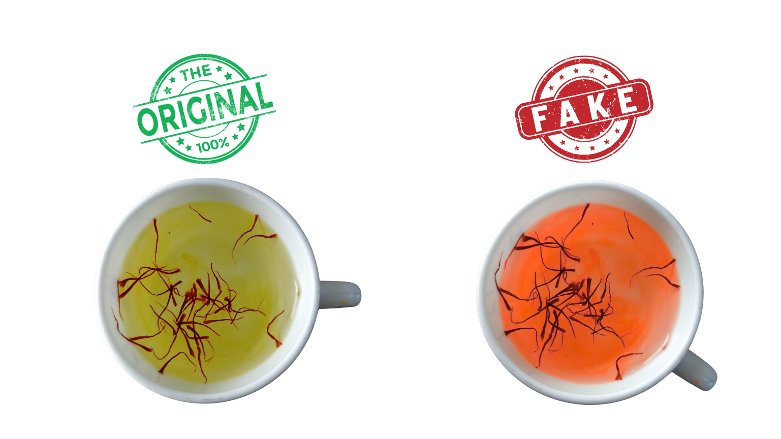 real saffron vs fake saffron